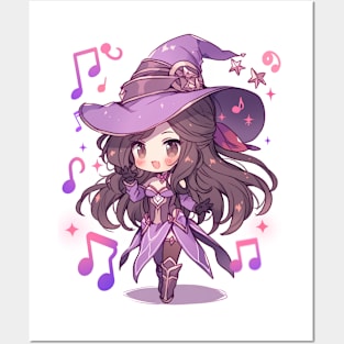 Witch girl Posters and Art